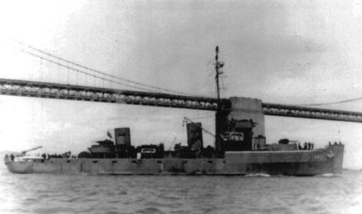 The USS Spear in 1945 in San Francisco, California The USS Spear in 1945 in San Francisco, California